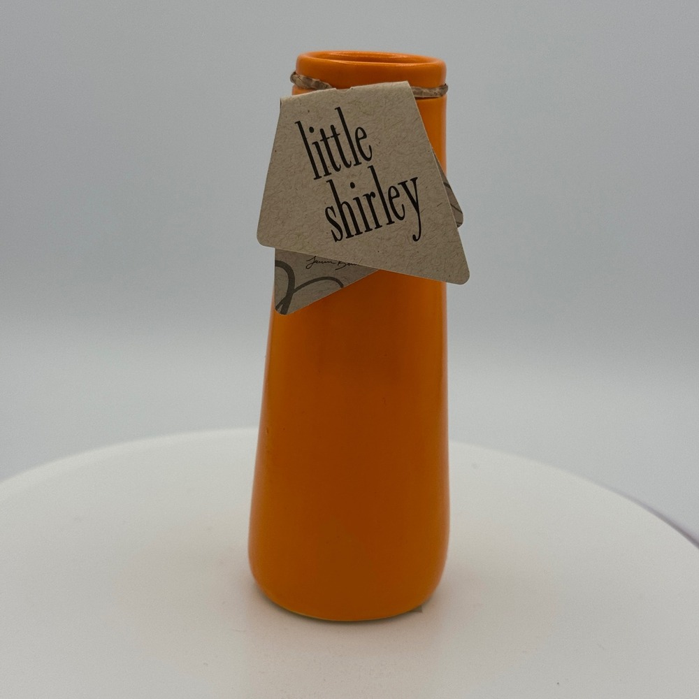 Material Good Little Shirley Tall Ceramic Bud Vase Marigold Orange LS-T-MAR